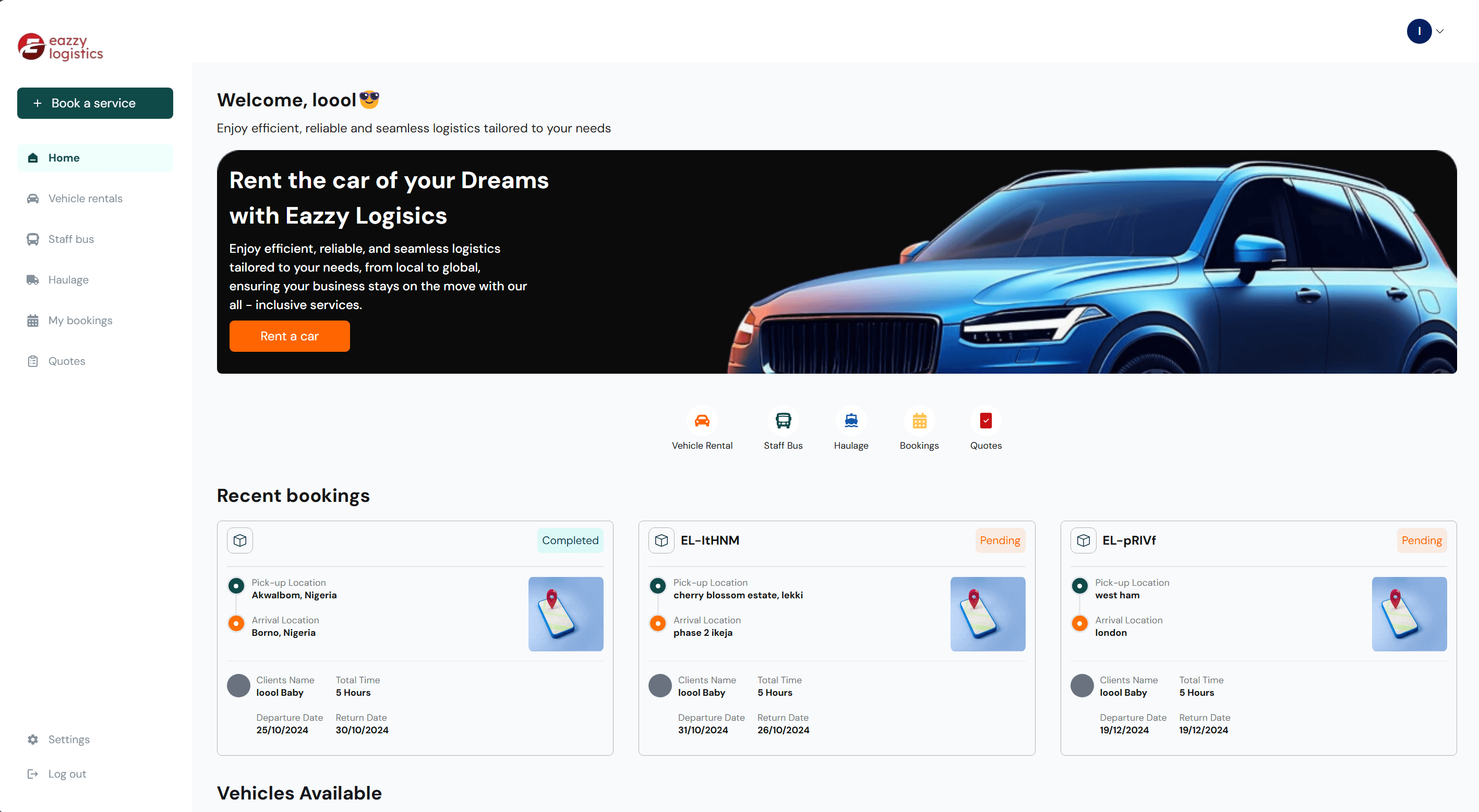 Eazzy Logistics — Logistics screenshot